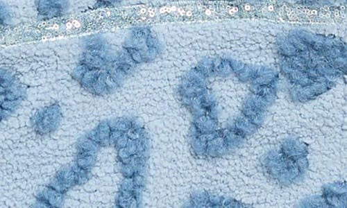 Truly Me Kids' Textured Fleece Jacket In Blue