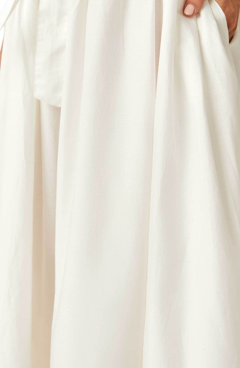 Free People Favorite Part Tie Waist Tiered Poplin Maxi Skirt, Alternate, color, 