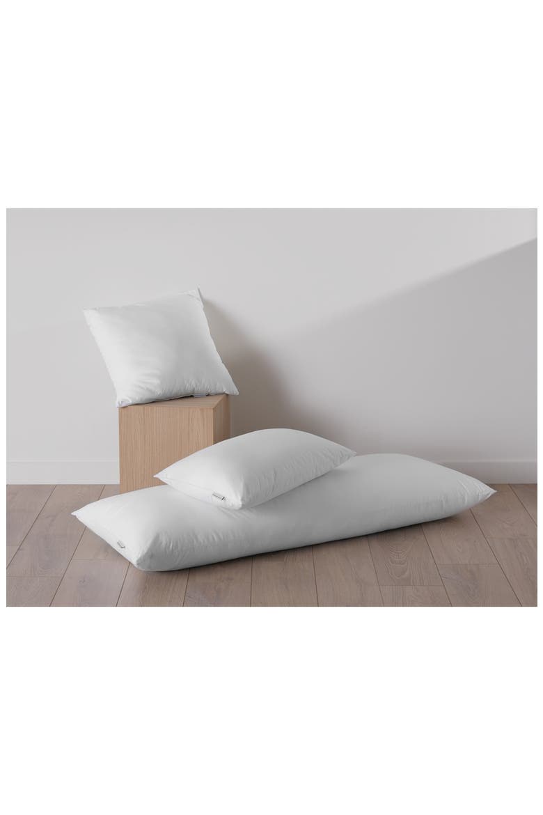 Down Alternative Accent Pillow Insert, Alternate, color, WHITE