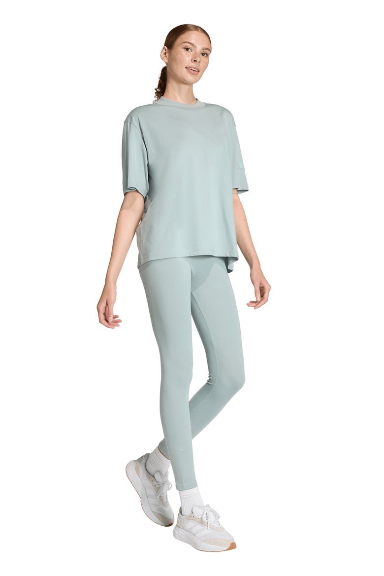 Essentials Contemporary Logo Boyfriend T-Shirt, Alternate, color, WONDER SAGE