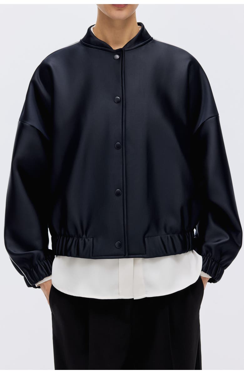 H&M Bomber jacket, Alternate, color, Navy Blue