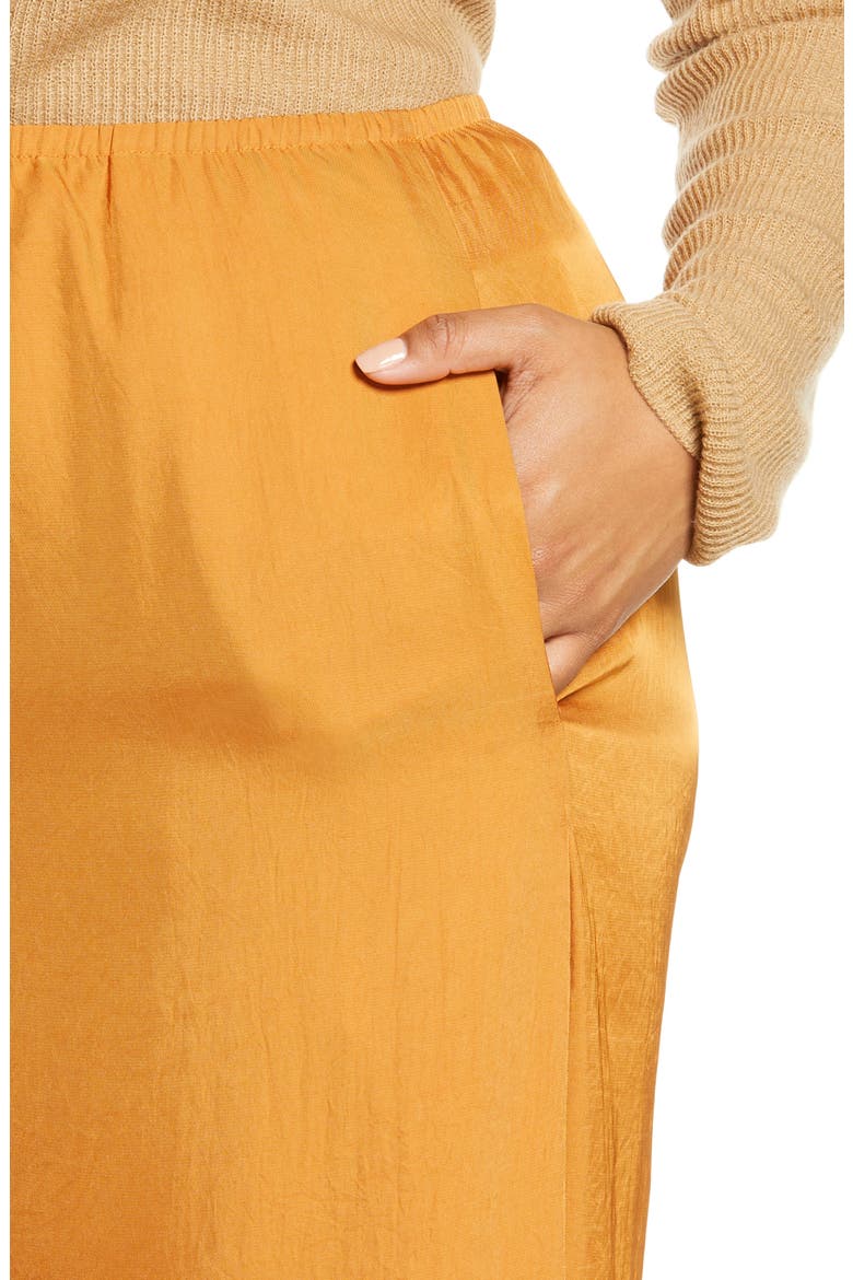 Pull-On Culottes, Alternate, color, DARK GINGER