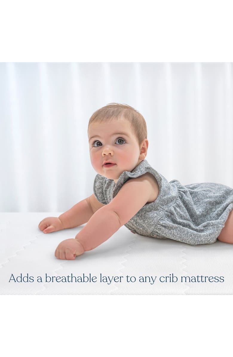 HALO Universal Breathable Mattress Cover, Alternate, color, White