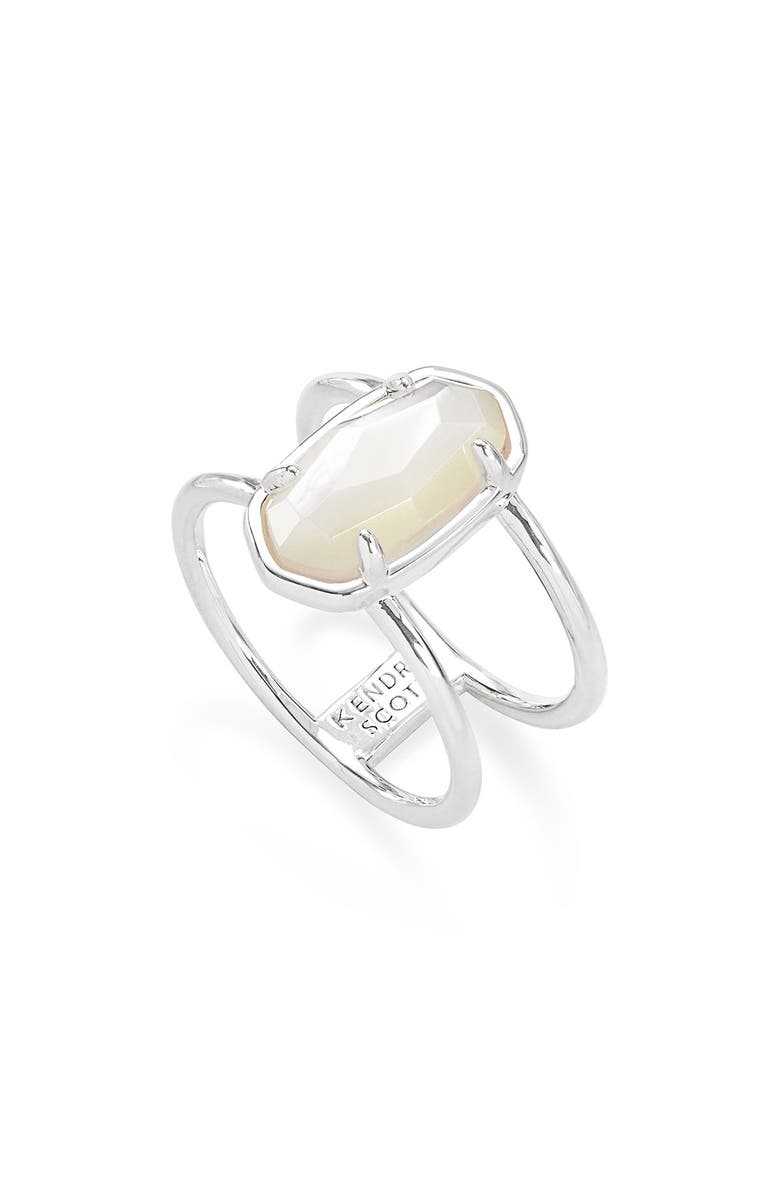 Kendra Scott Elyse Double Band Ring, Main, color, 