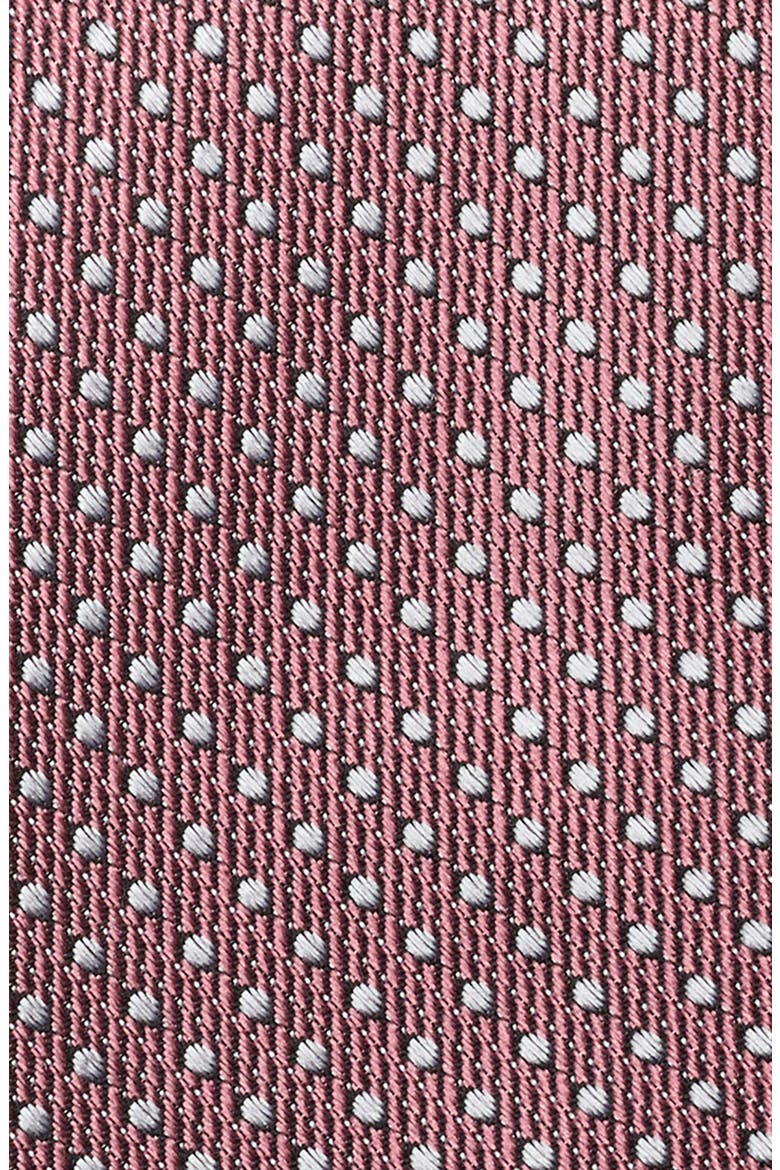 Tepper Dot Silk Jacquard Tie, Alternate, color, PINK
