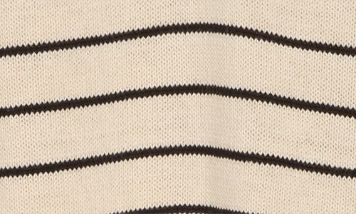 Rd Style Stripe Cotton Blend Henley Sweater In Multi