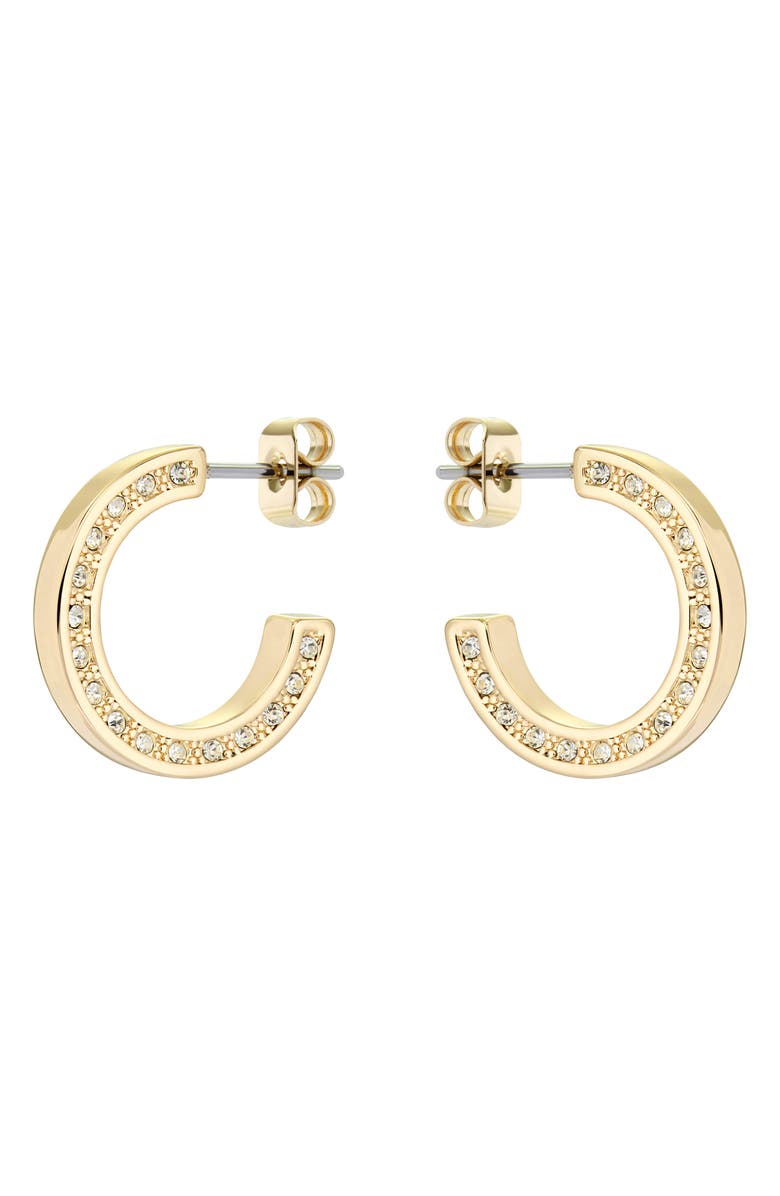 Ted Baker London Senatta Reversible Crystal Hoop Earrings, Alternate, color, 