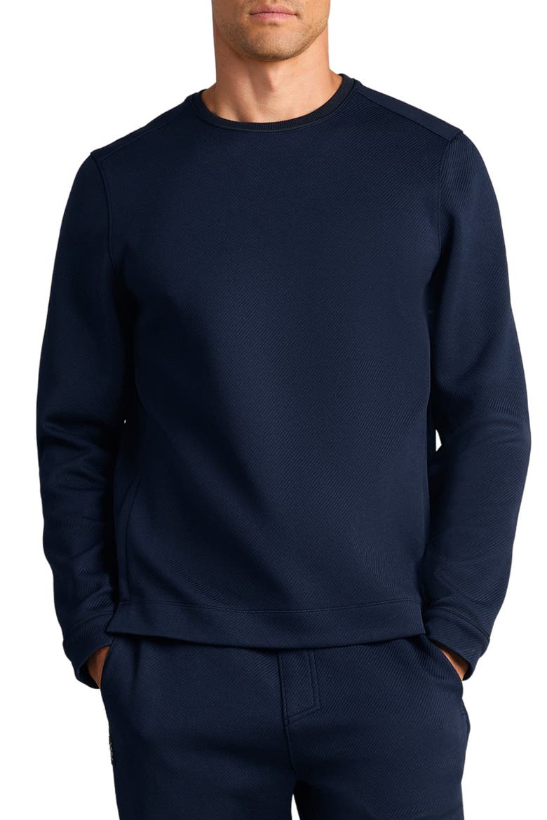 Quantum Crewneck Sweatshirt, Main, color, TRUE NAVY