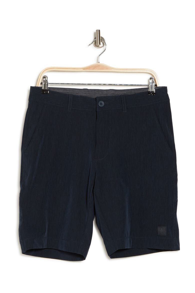 Micro Graph Golf Shorts, Alternate, color, NAVY