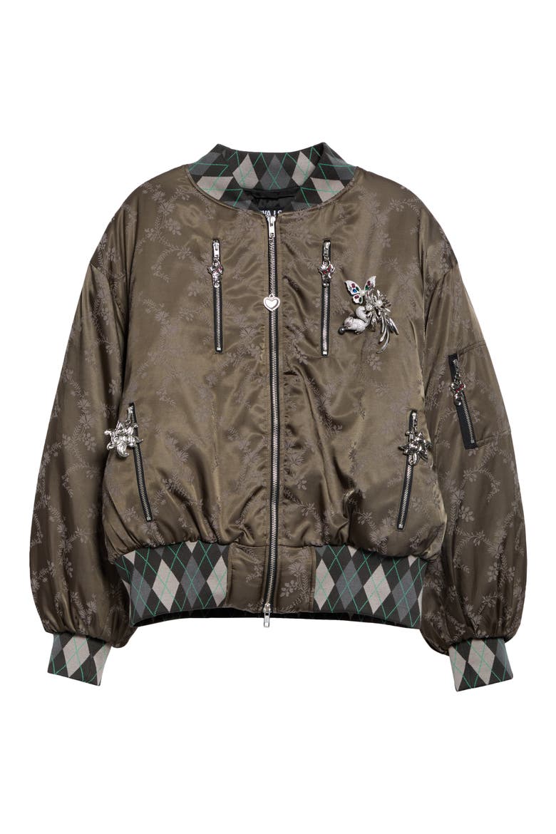 Crescent Bomber Jacket, Main, color, BROWN