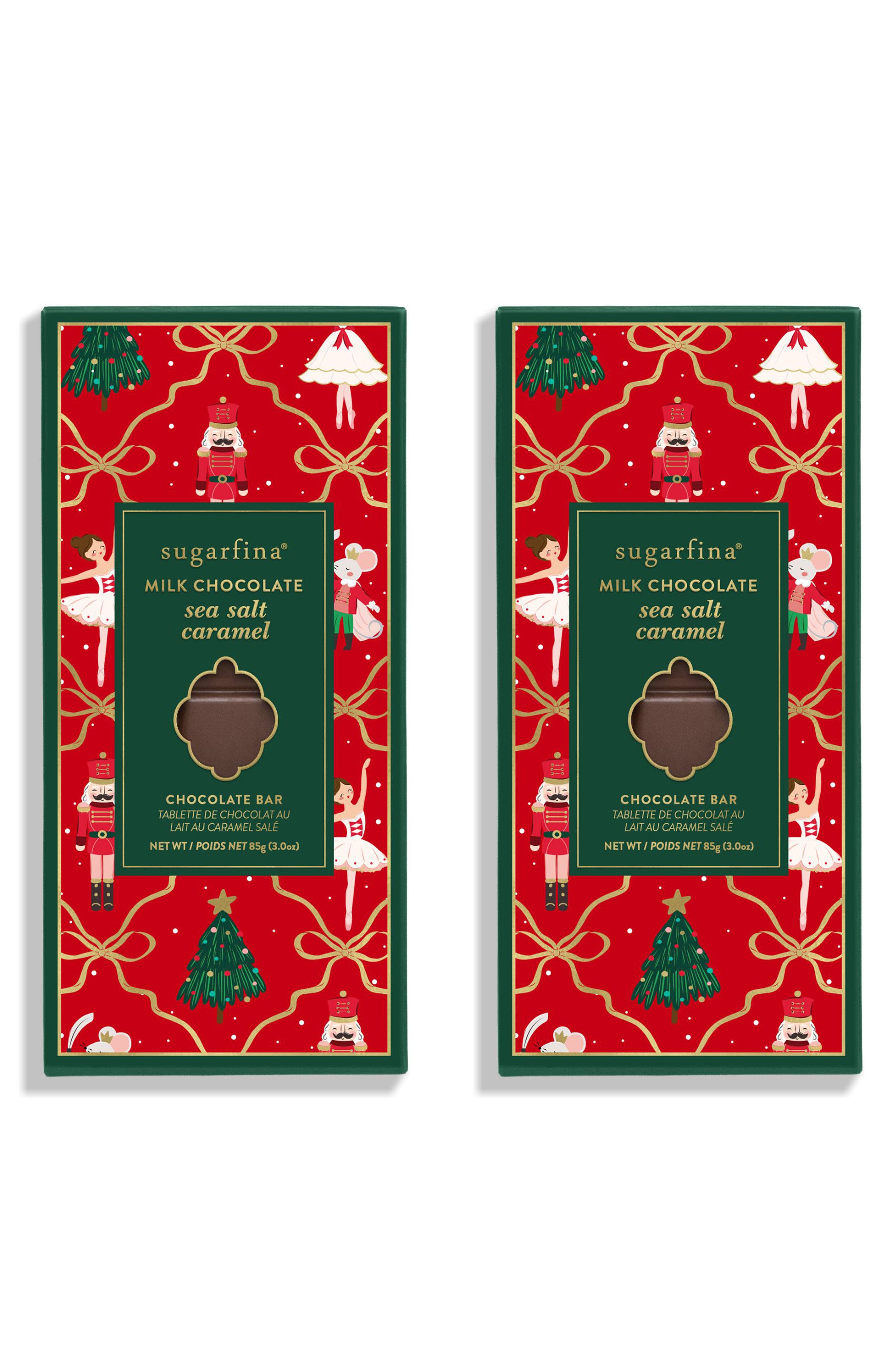 Set of 2 Milk Chocolate Sea Salt Caramel Bars