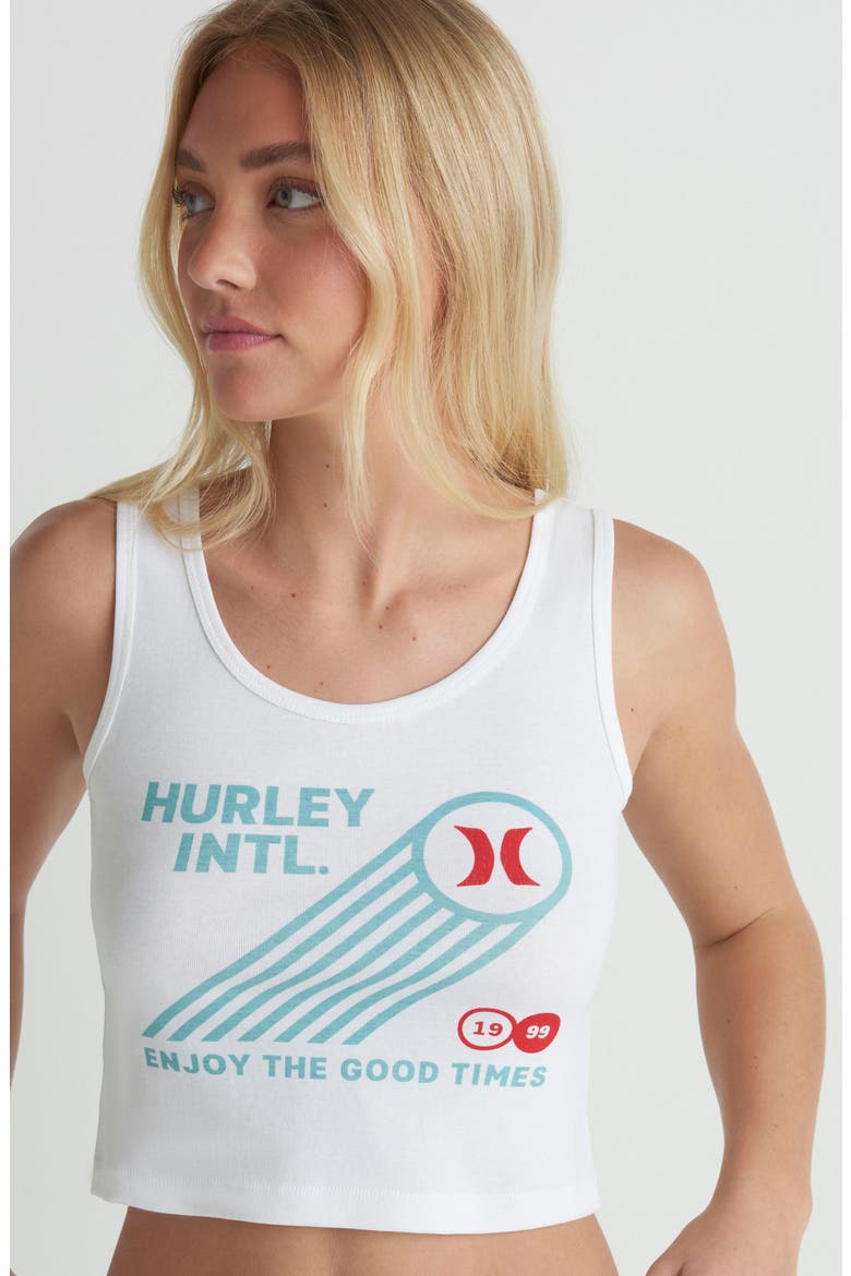 Championship Scoop Crop Tank, Alternate, color, WHITE