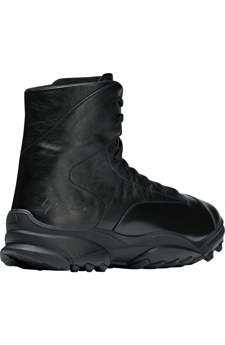 Y-3 GSG9 High Top Sneaker, Alternate, color, Black/ Black/ Black