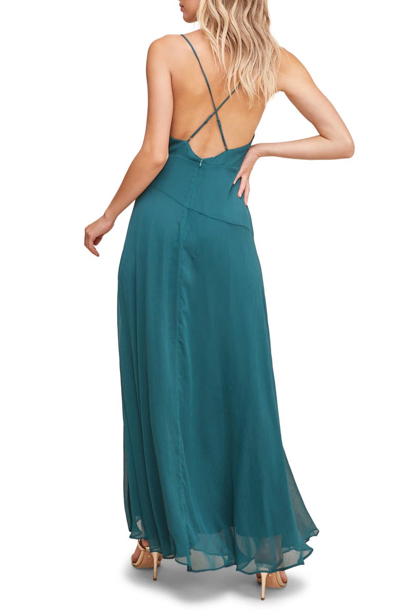 ASTR the Label Floral Ruffle Detail Maxi Dress, Alternate, color,