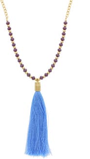 OLIVIA WELLES Janelle Tassel Necklace