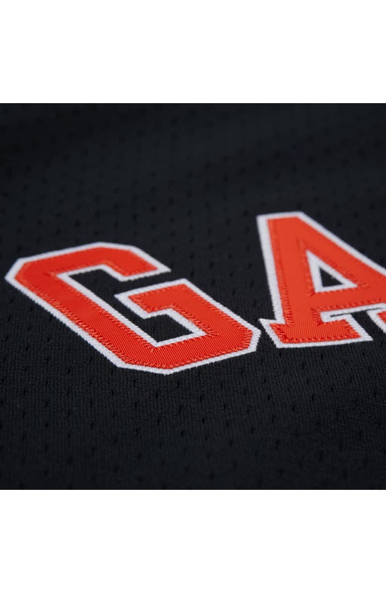 Mitchell & Ness Men's Mitchell & Ness Black Florida Gators On The Clock Full-Button Fashion Jersey, Alternate, color, Black