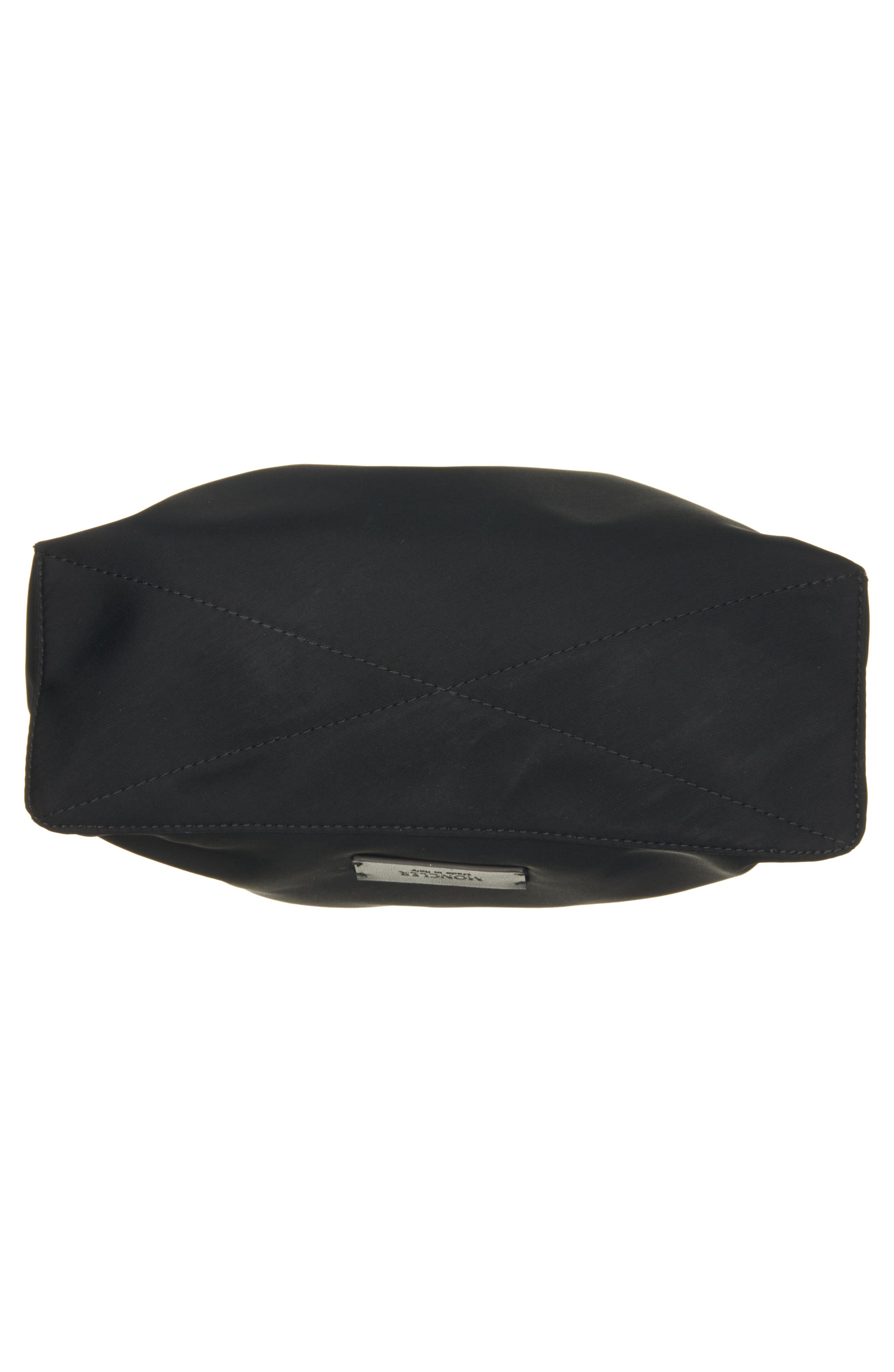 Moncler Trick Nylon Pouch, Alternate, color, Black