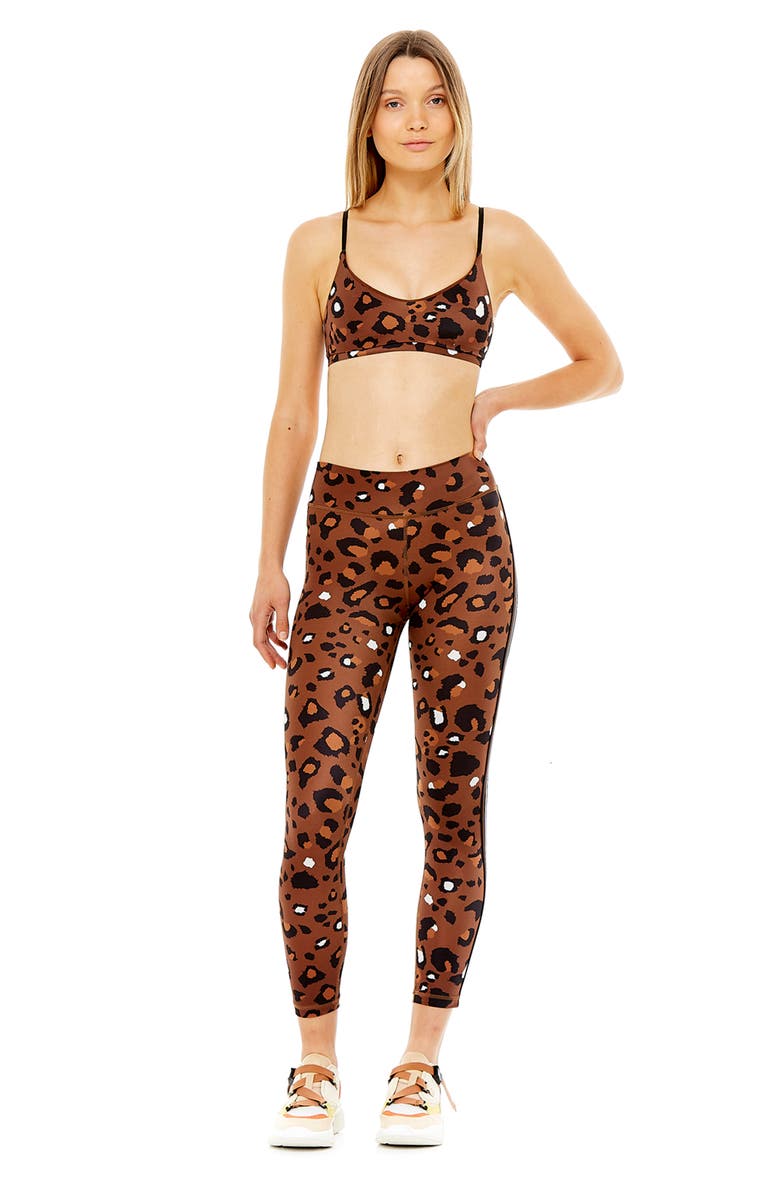 The Upside Tobacco Leopard Ballet Bra, Alternate, color,