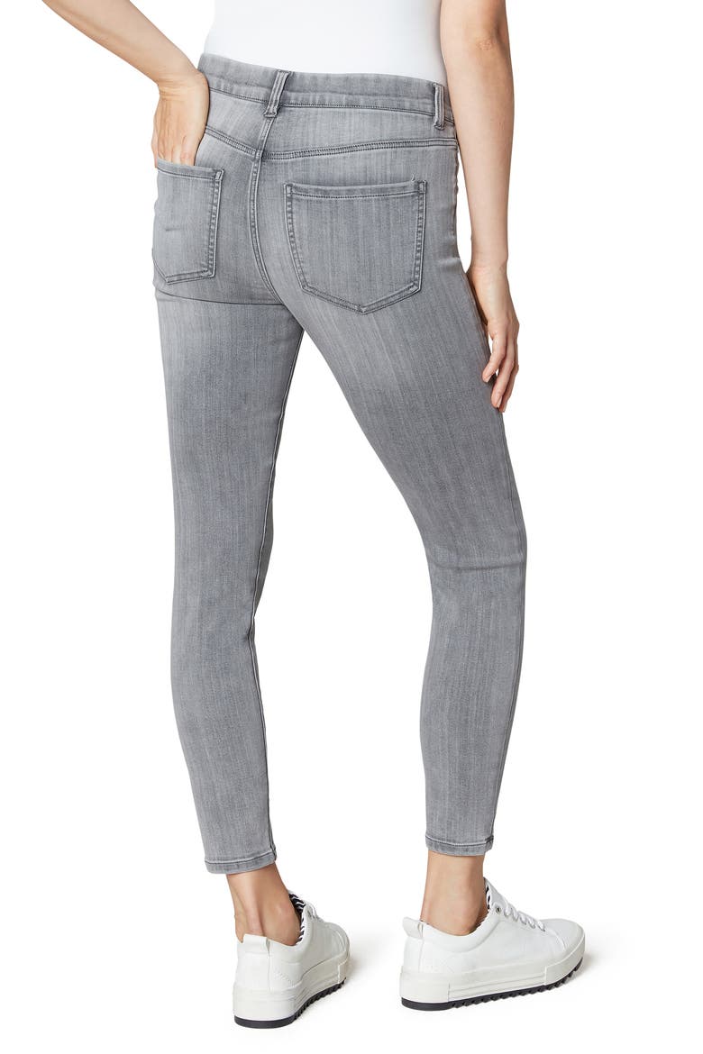 Gia Glider Pull-On Skinny Ankle Jeans, Alternate, color, GRAYSON