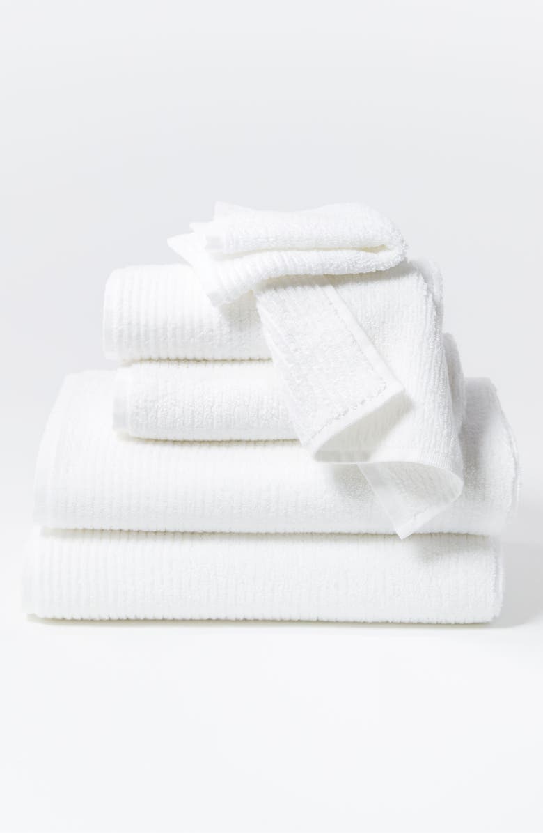 Coyuchi Temescal Organic Cotton Bath Towel, Main, color, Alpine White