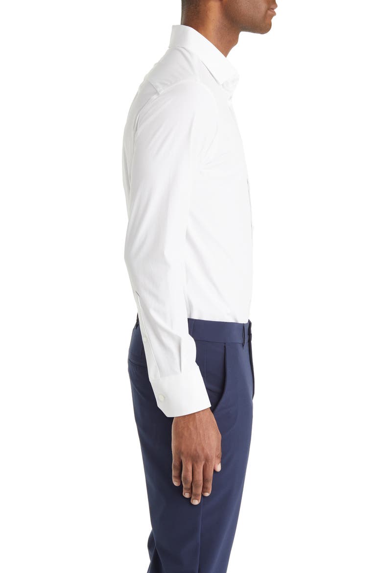 Leeward Solid Button-Up Shirt, Alternate, color, WHITE SOLID