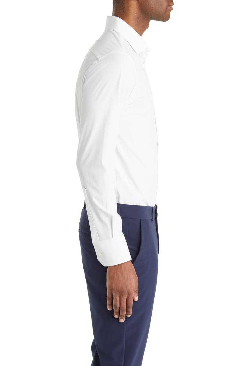 Mizzen+Main Leeward Solid Button-Up Shirt, Alternate, color, White Solid