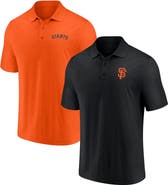FANATICS Men's Fanatics Branded Black/Orange San Francisco Giants Dueling Logos Polo Combo Set