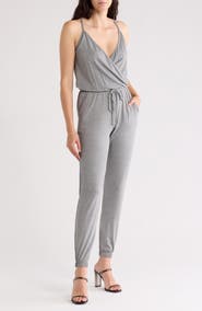 GO COUTURE Sleeveless Drawstring Jumpsuit