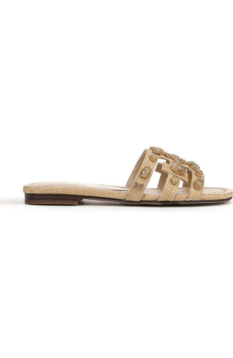 Sam Edelman Bay Ray Slide Sandal, Alternate, color, Bleached Beechwood