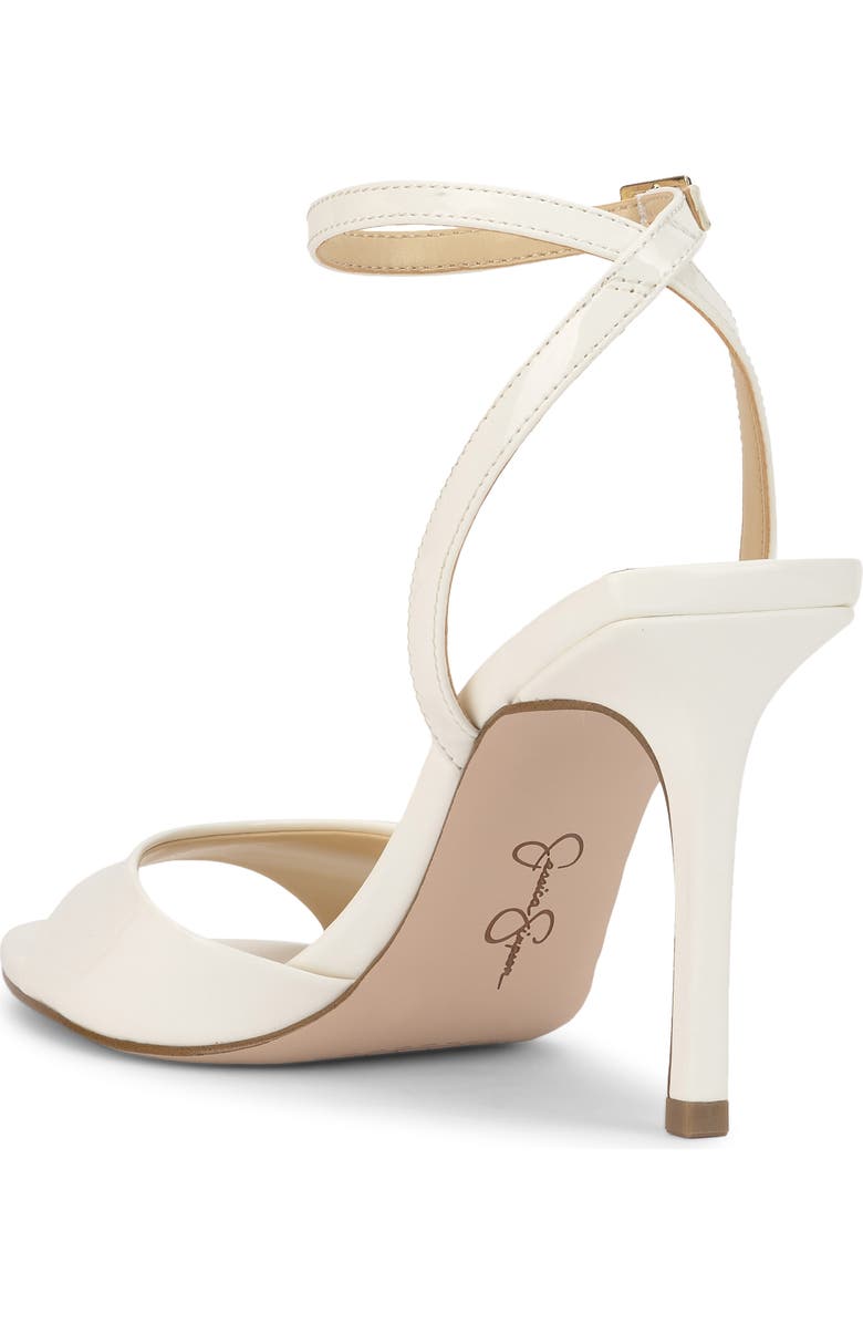 Jessica Simpson Davara Ankle Strap Pointed Toe Sandal, Alternate, color, White 02
