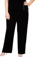 Alex Evenings Flat Front Pants