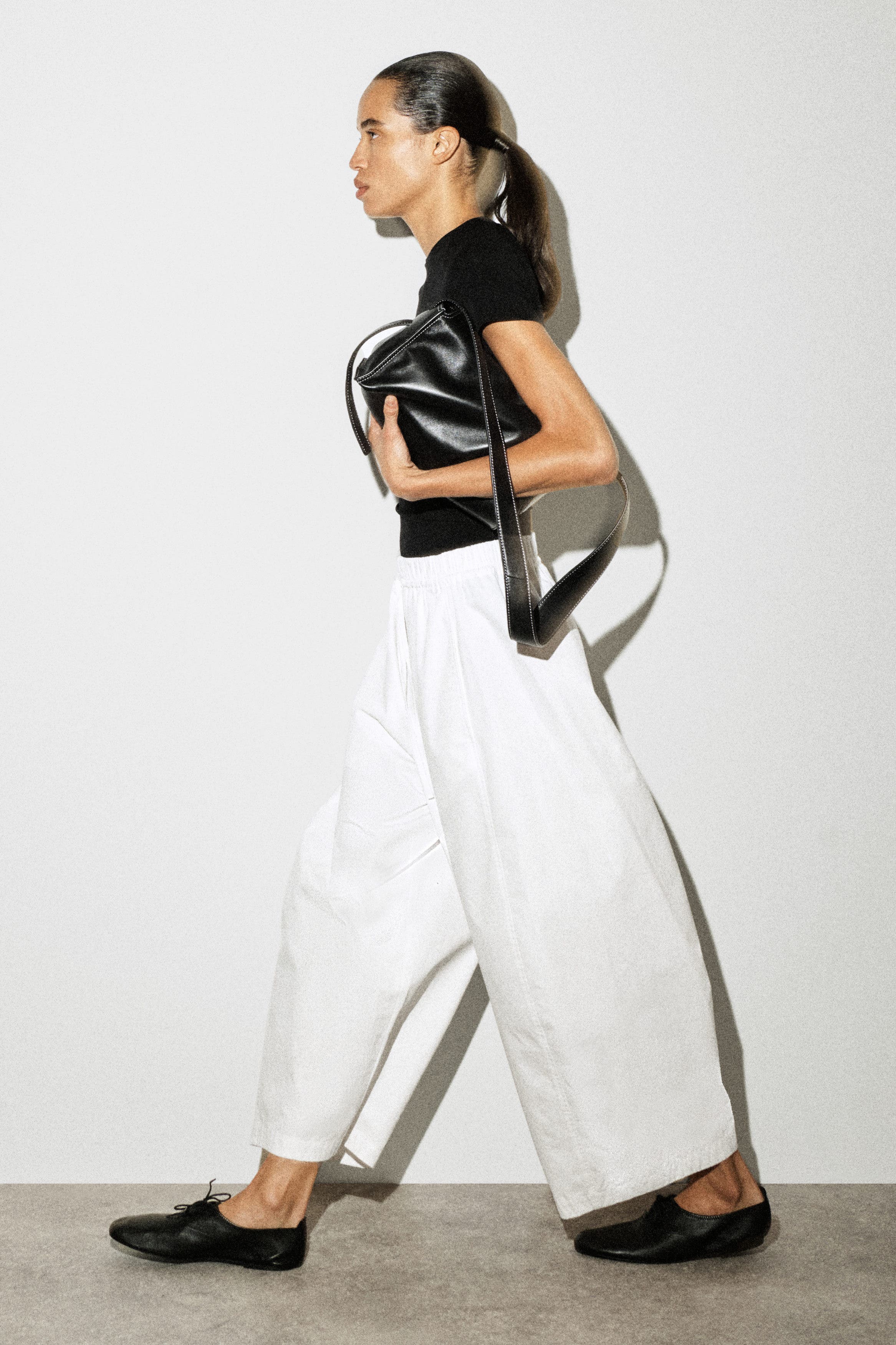 Elasticated Barrel-Leg Pants - image 4
