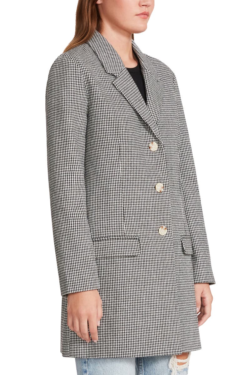 BB Dakota by Steve Madden Big Biz Oversize Houndstooth Blazer, Alternate, color, 