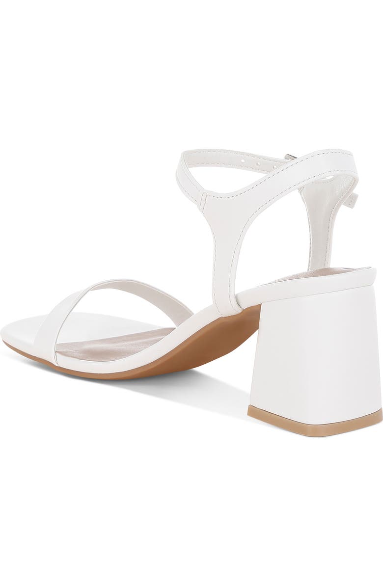 LONDON RAG Kazara Block Heel Sandal, Alternate, color, White