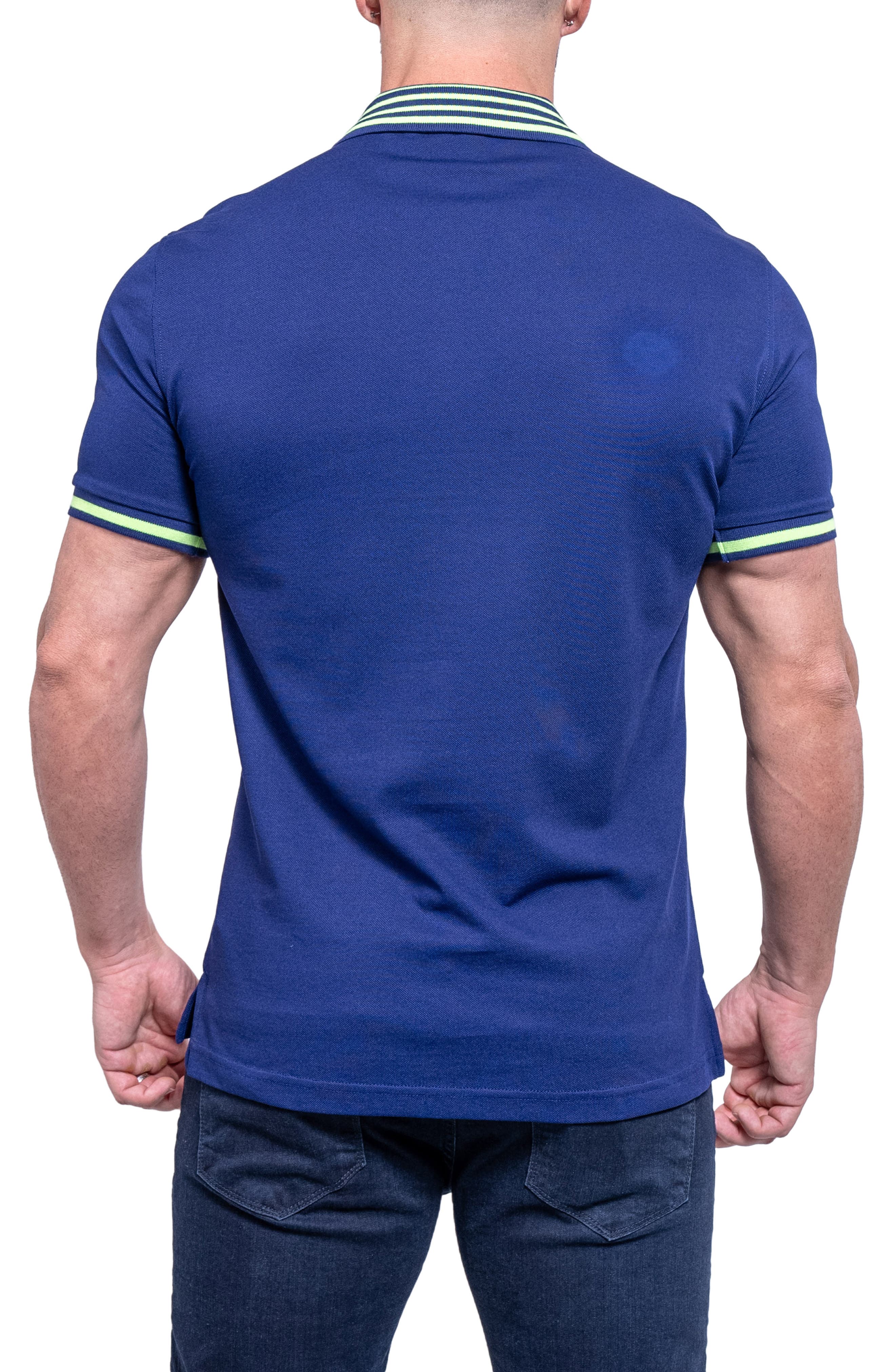 Tipped Embroidered Logo Polo - image 2