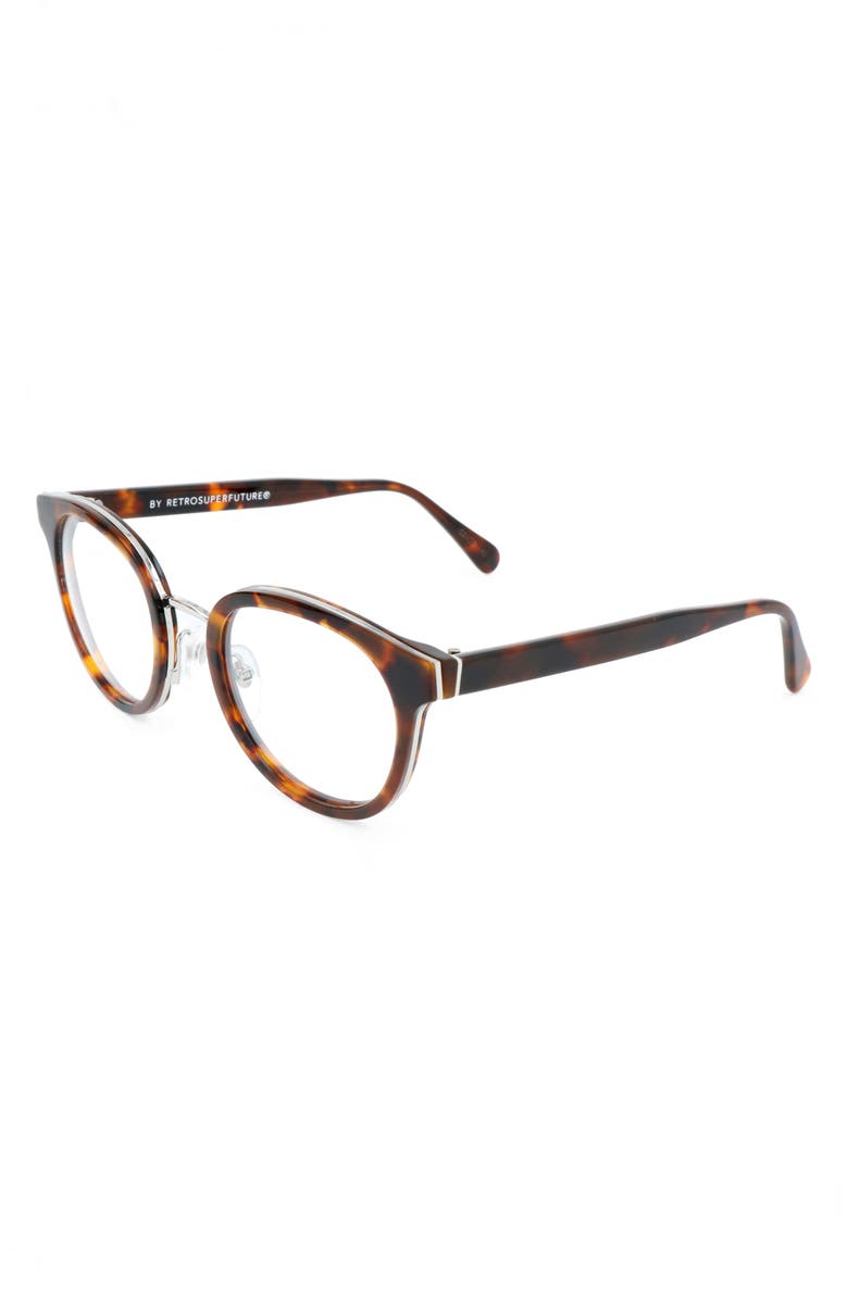 SUPER by RETROSUPERFUTURE<sup>®</sup> 52mm Round Optical Glasses, Alternate, color, Tortoise