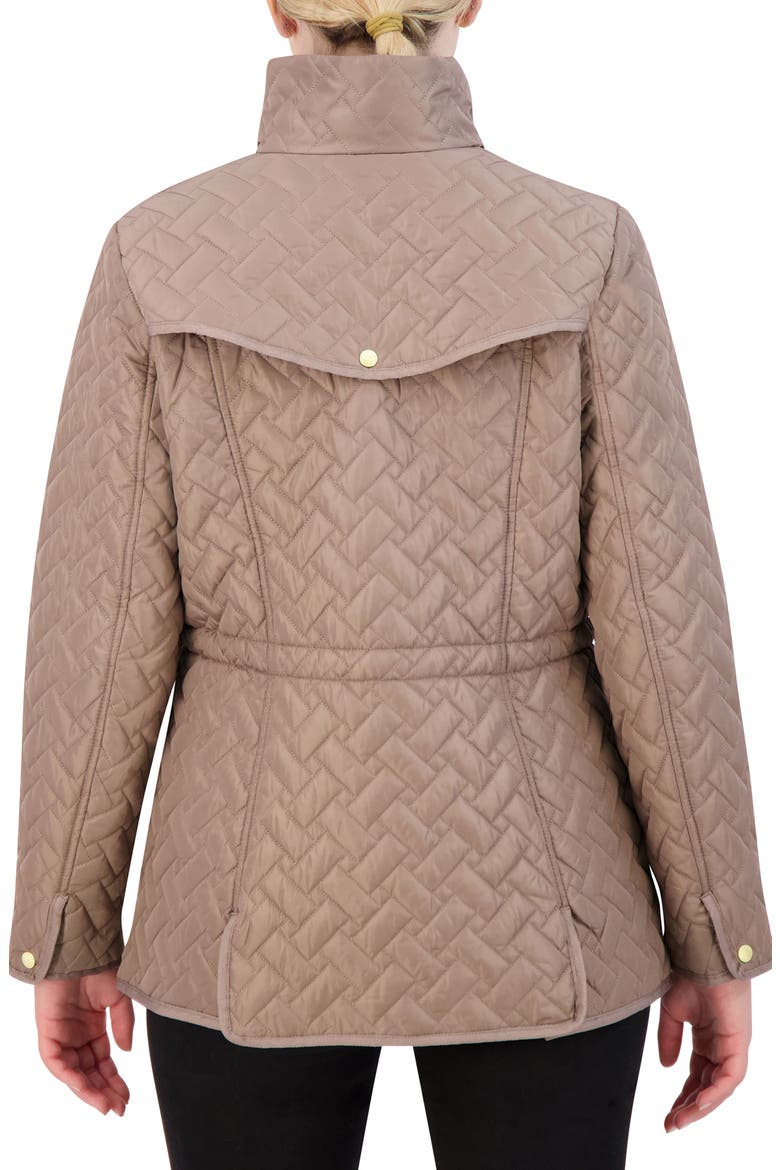 Signature Quilted Jacket, Alternate, color, CASHEW