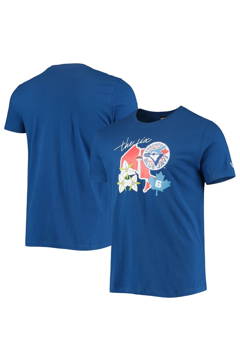 Men's New Era Royal Toronto Blue Jays City Cluster T-Shirt, Main, color, Royal
