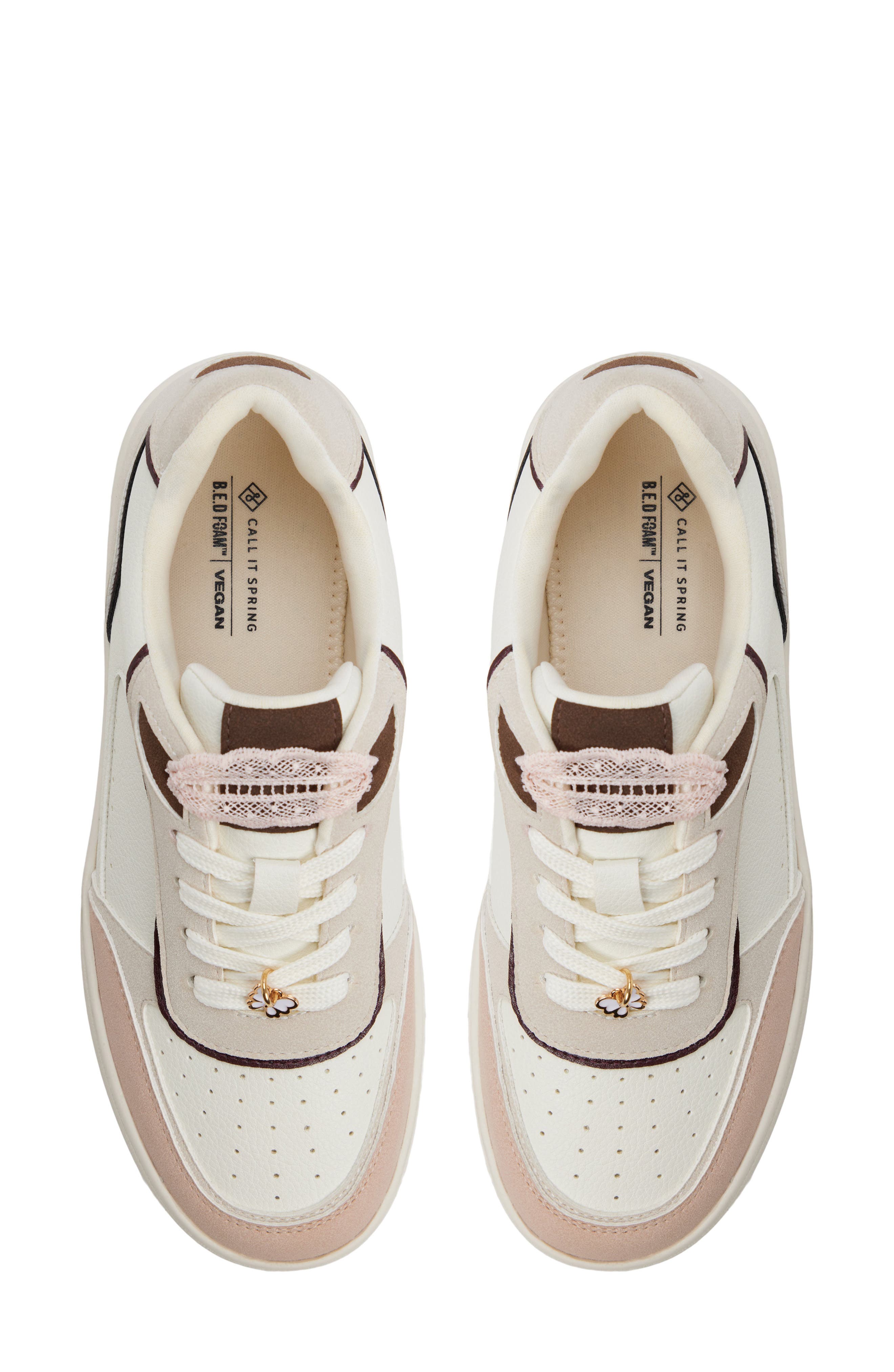 Call It Spring By Aldo Freshy Platform Sneaker, Alternate, color, White/ Light Pink