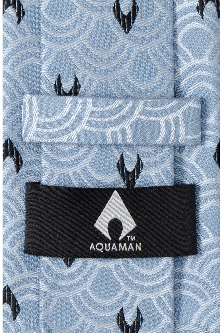 DC Aquaman Silk Blend Tie, Alternate, color, BLUE