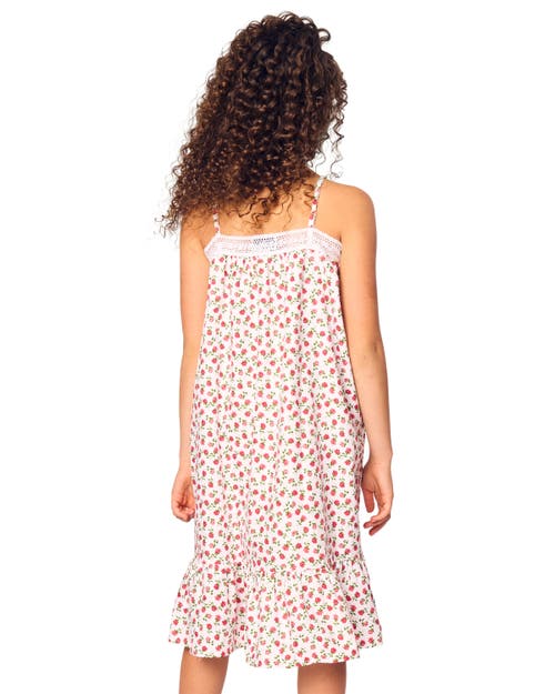 Petite Plume Girls' Fleurs De Rose Lily Nightgown - Baby, Little Kid, Big Kid In Pink