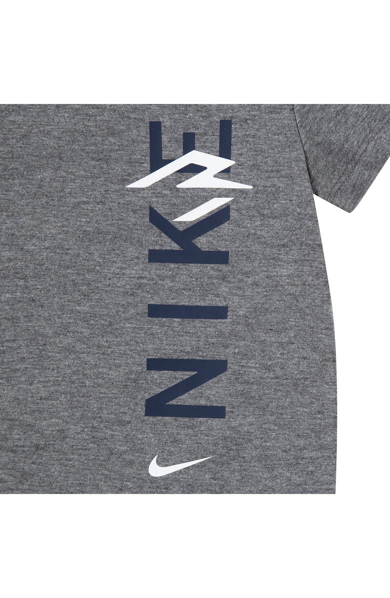 3 Brand Vertical Graphic T-Shirt & Shorts Set, Alternate, color, 