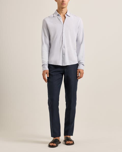 Giles Garment Dye Tailored-Fit Shirt