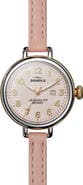 Shinola The Birdy Leather Strap Watch, 34mm