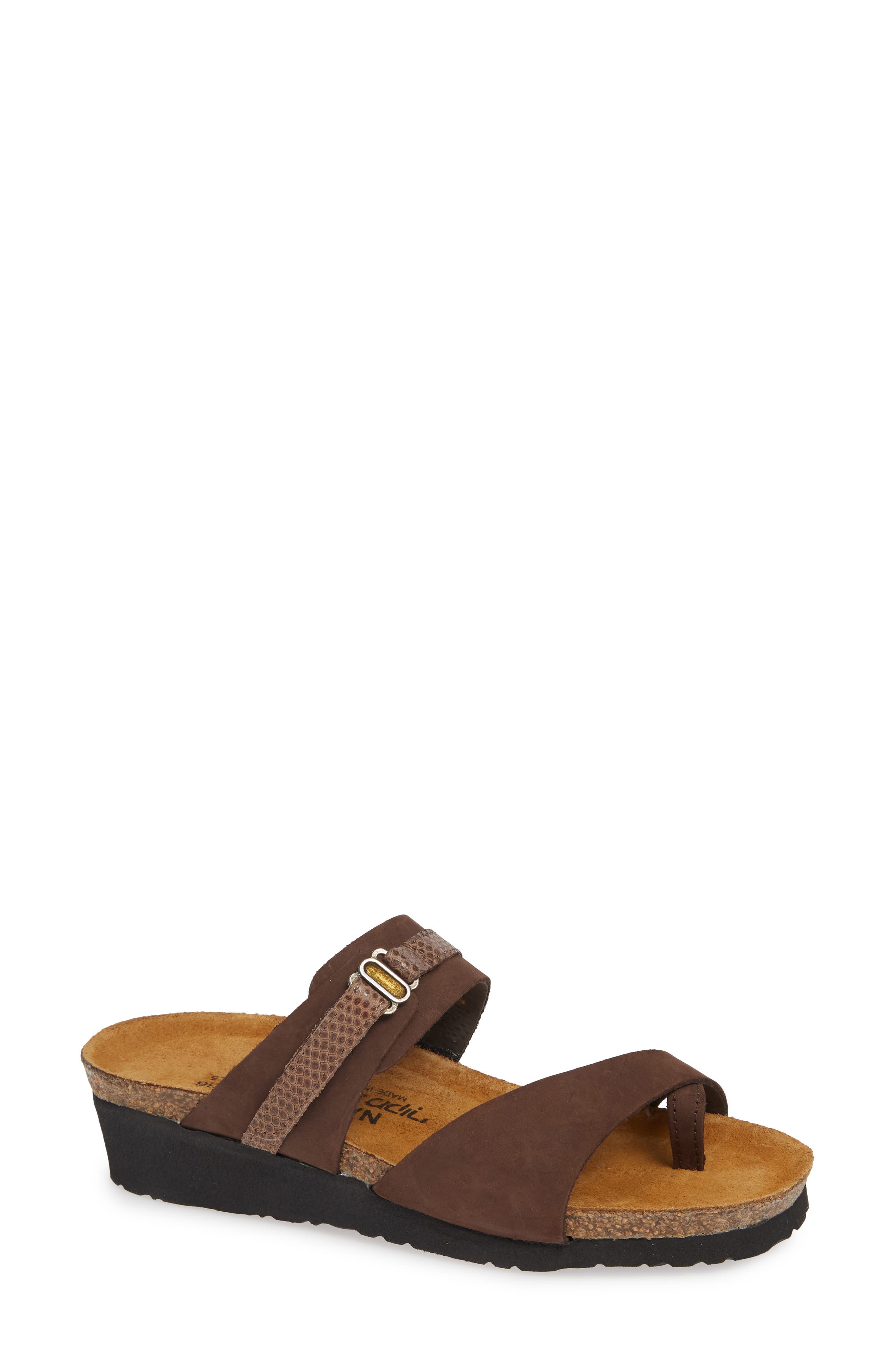 Jessica Sandal, Main, color, COFFEE BEAN NUBUCK LEATHER