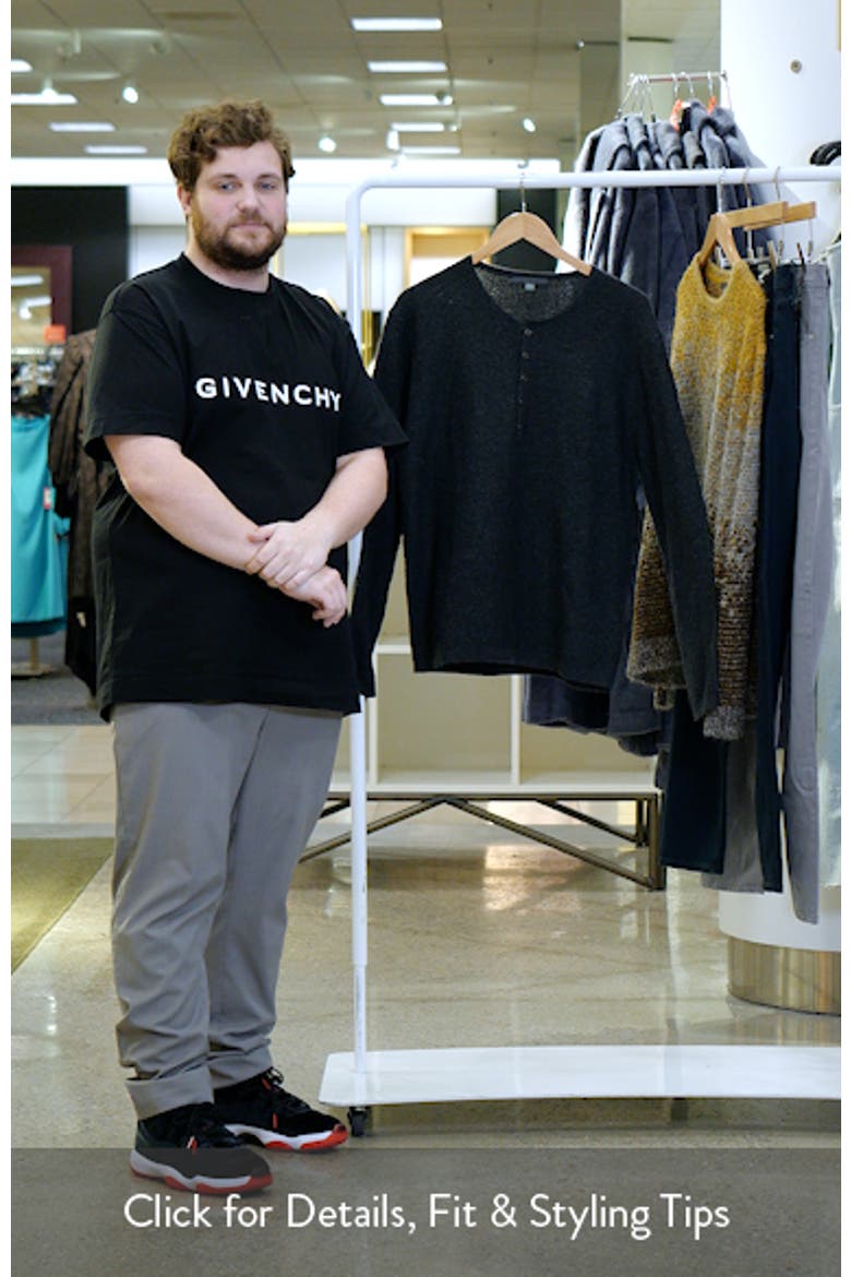 Alhandra Wool & Cashmere Henley Sweater video