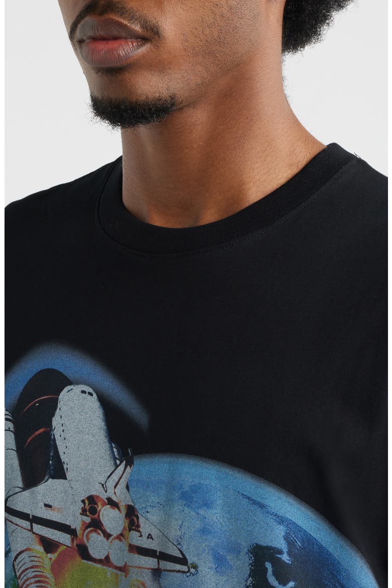 Waterfalls Graphic T-Shirt, Alternate, color, BLACK