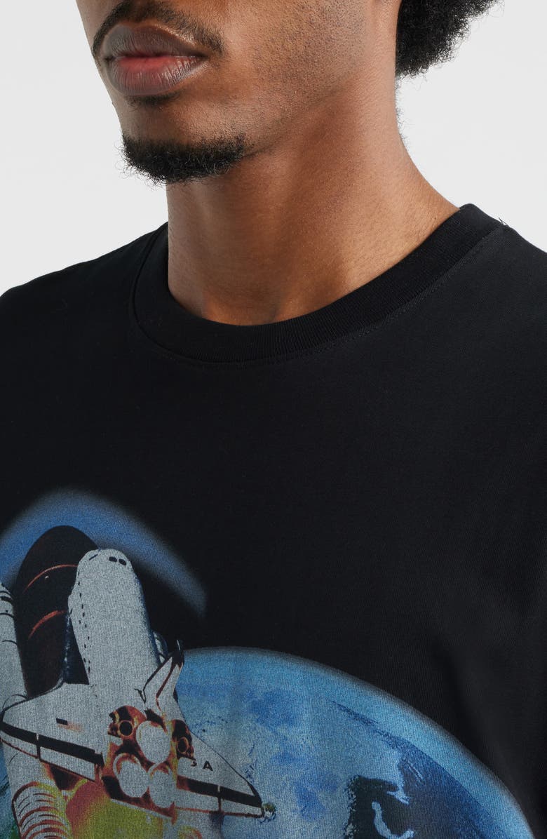 Billionaire Boys Club Waterfalls Graphic T-Shirt, Alternate, color, Black