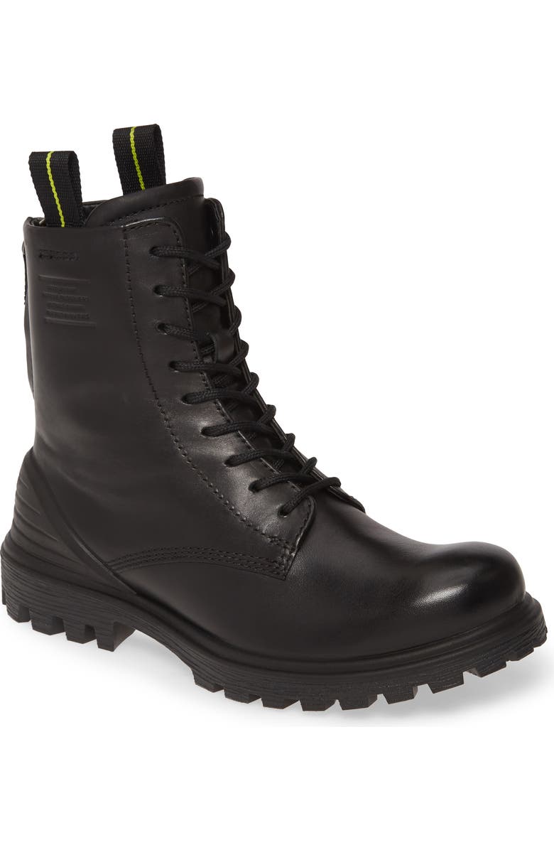 ECCO Tred Tray Waterproof Combat Boot, Main, color,