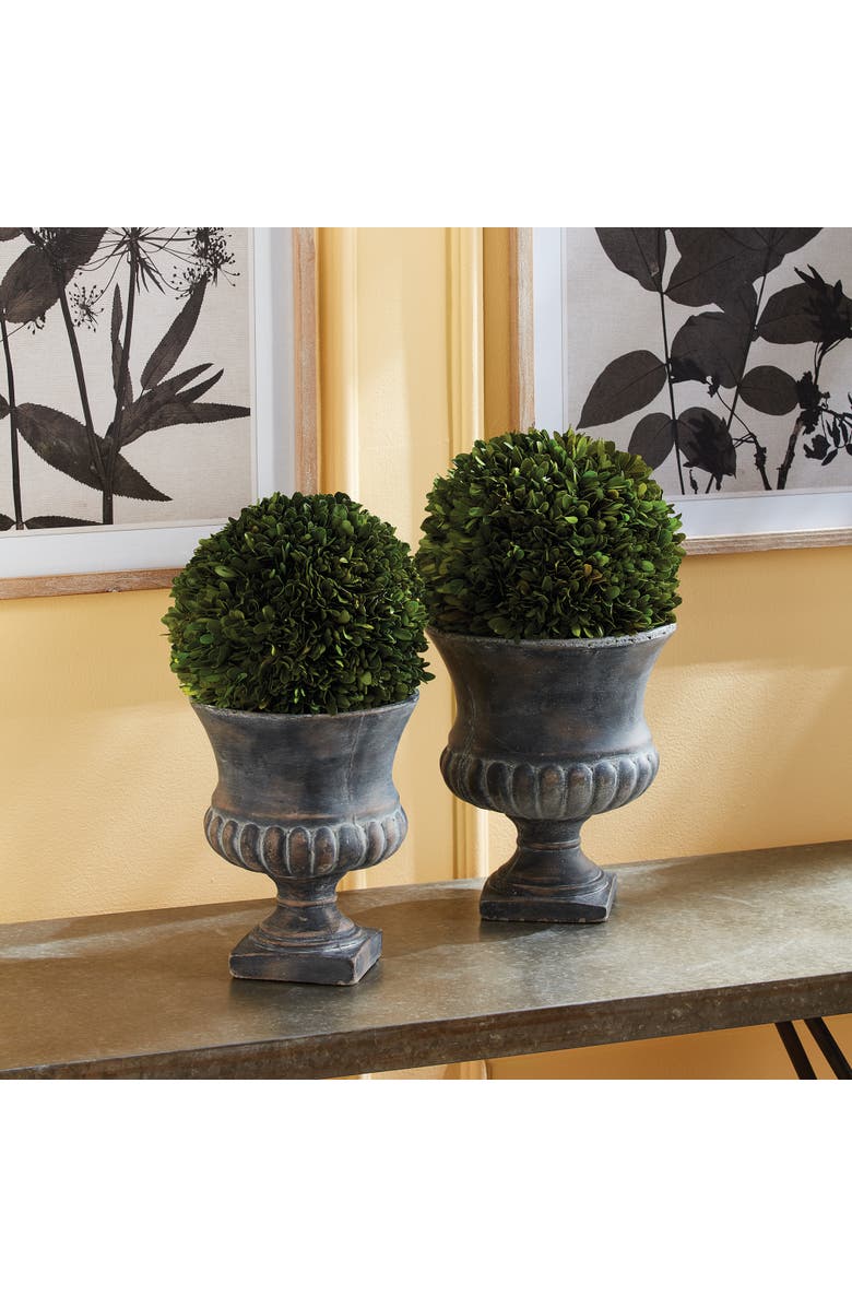 Napa Home & Garden Boxwood Ball Faux (Fake) 8", Alternate, color, Green